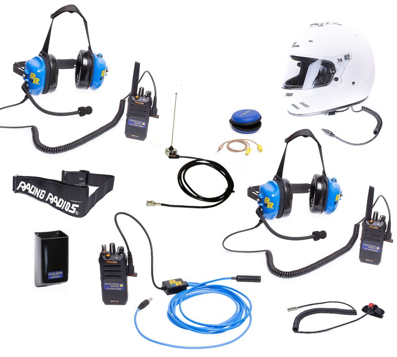 Complete DRIVER / CREW CHEIF / SPOTTER MOTOROLA BPR40 UHF radio system